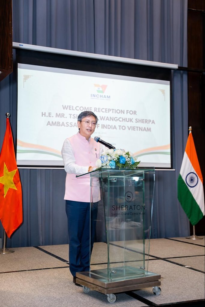 Ambassador addressed a community event organised by INCHAM in Ho Chi Minh City