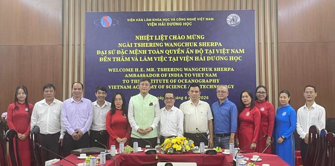 Ambassador visited the Institute of Oceanography at Nha Trang on 26 June 2026