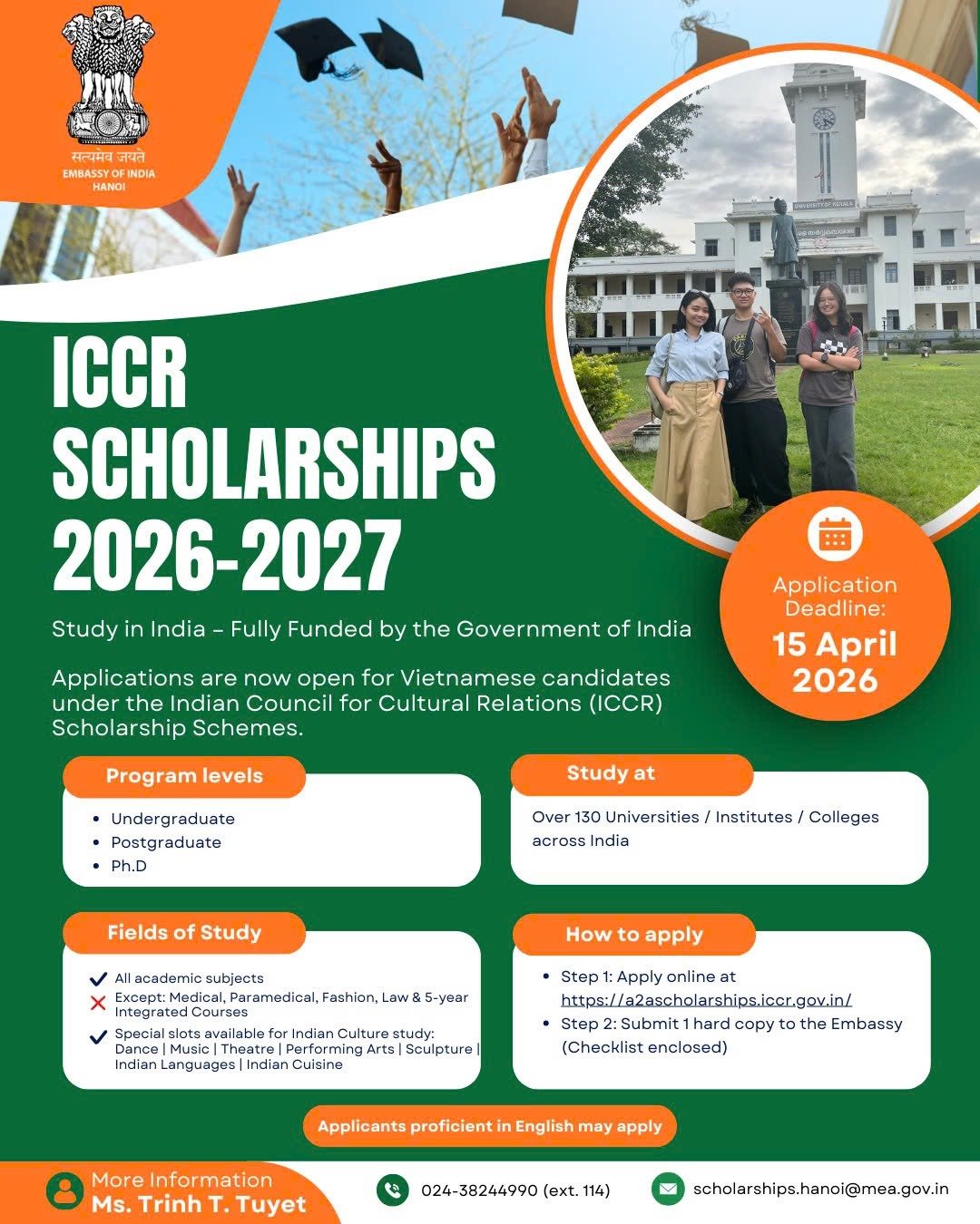 ICCR Scholarships