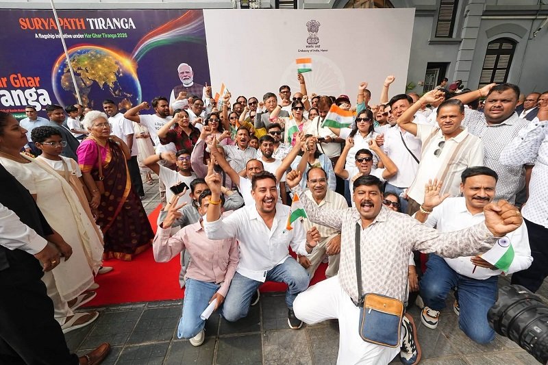 Celebration of 80th Independence Day of India in Embassy of India, Hanoi