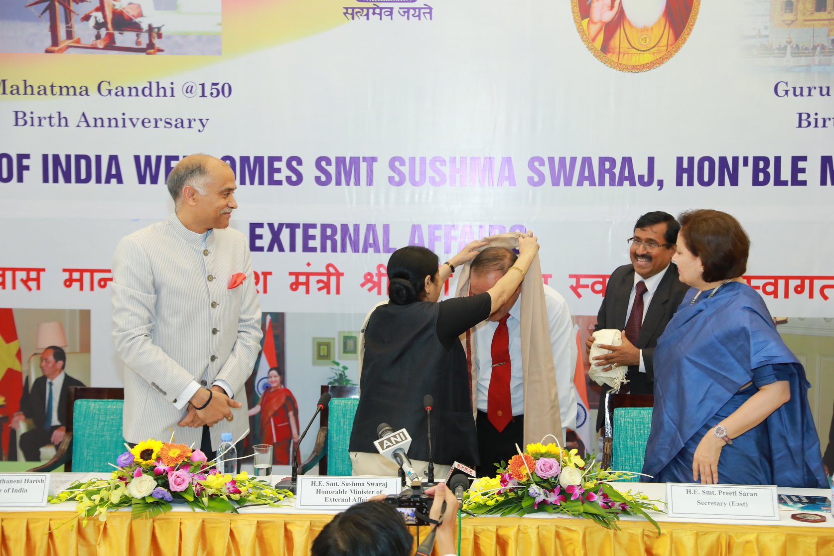 Signing Ceremony of an MOU between ICCS and My Son Board