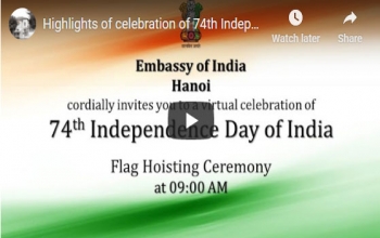 Highlights of celebration of 74th Independence Day of India