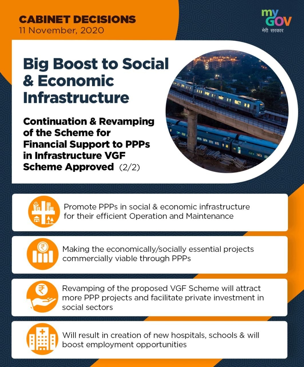 Financial Support to Public Private Partnerships in Infrastructure Viability Gap Funding Scheme