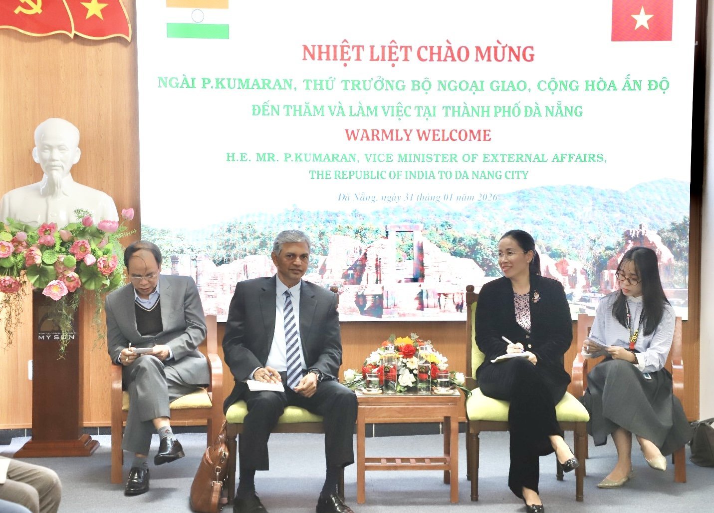 Visit of Secretary (East) Shri P. Kumaran to Viet Nam from 28 January 2026 to 02 February 2026