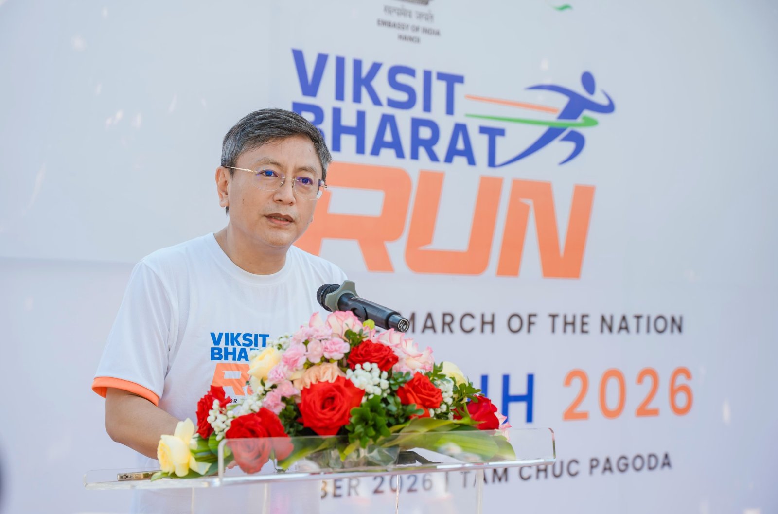Viksit Bharat Run (VBR) - 2026, at the Tam Chuc Pagoda in Ninh Binh on 02 October 2026