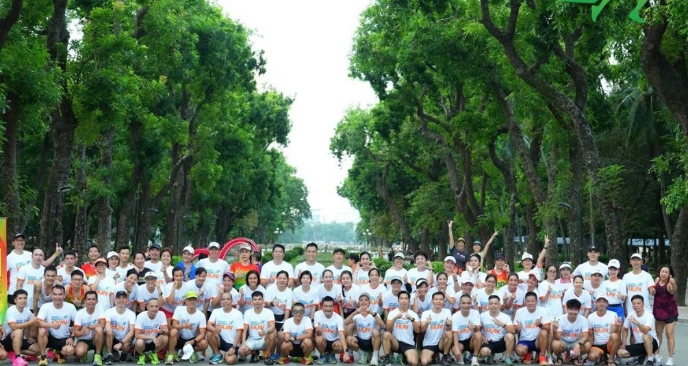 Viksit Bharat Run at Thong Nhat Park, Hanoi on 02 October 2026