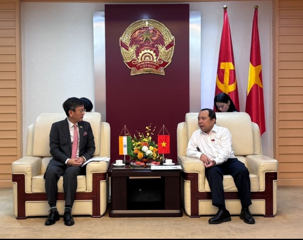 Ambassador called on H.E. Vu Hai Quan, Minister of Science & Technology