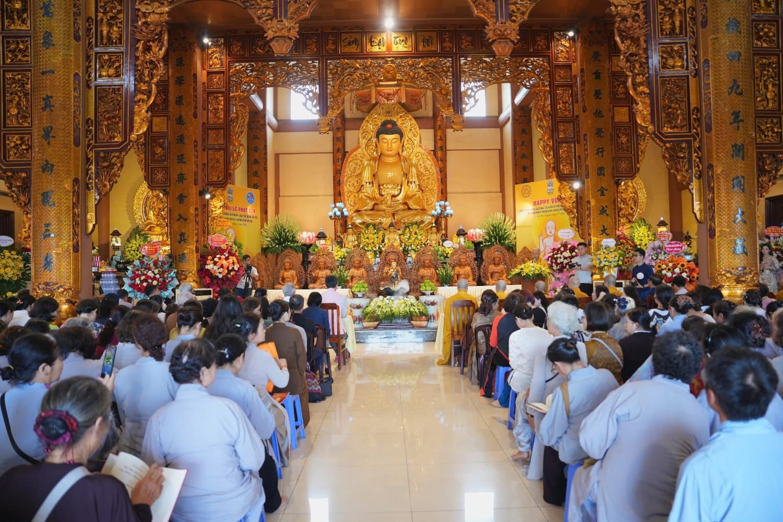 Vesak Day celebration at the Yen Phu Pagoda on 21 May 2026