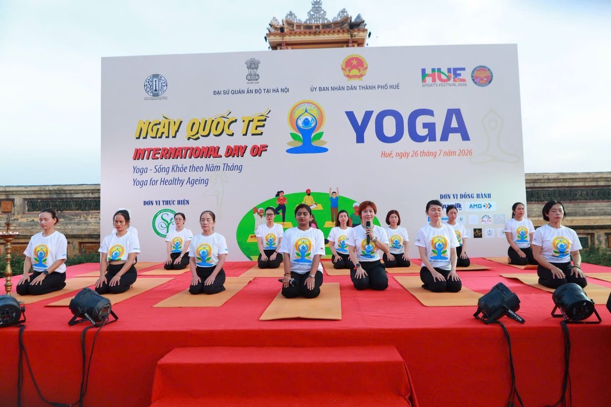 Finale of 12th International Day of Yoga in Vietnam on 28 July 2026