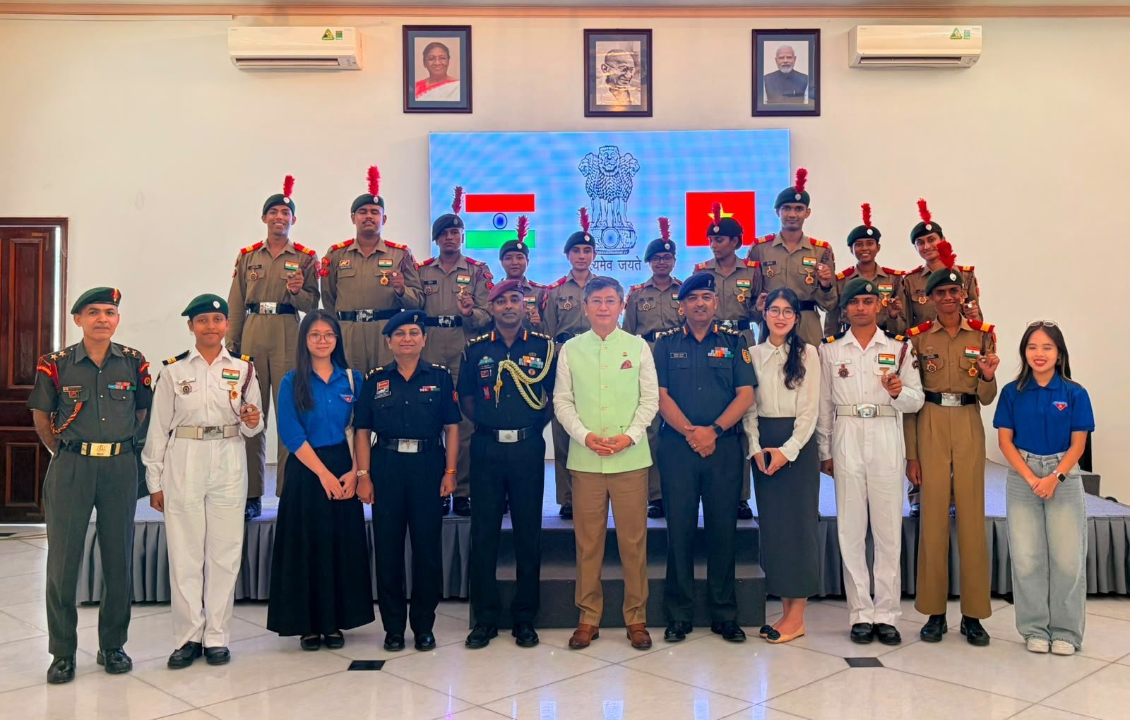 Visit of 15-member NCC delegation to Vietnam