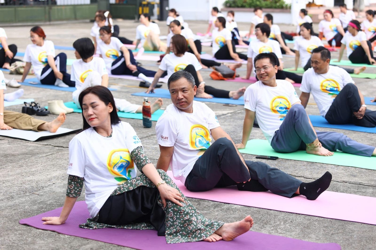 Yoga session at Viet Nam Museum of Ethnology on 14 June 2026