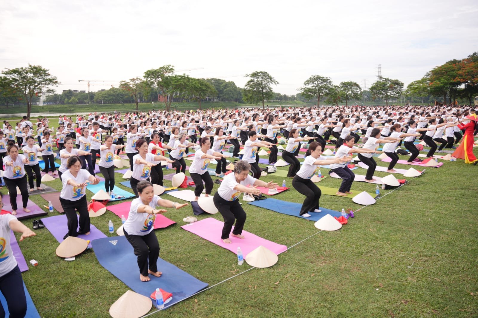 Yoga session in the run-up to the 12th International Day of Yoga on 14 June 2026