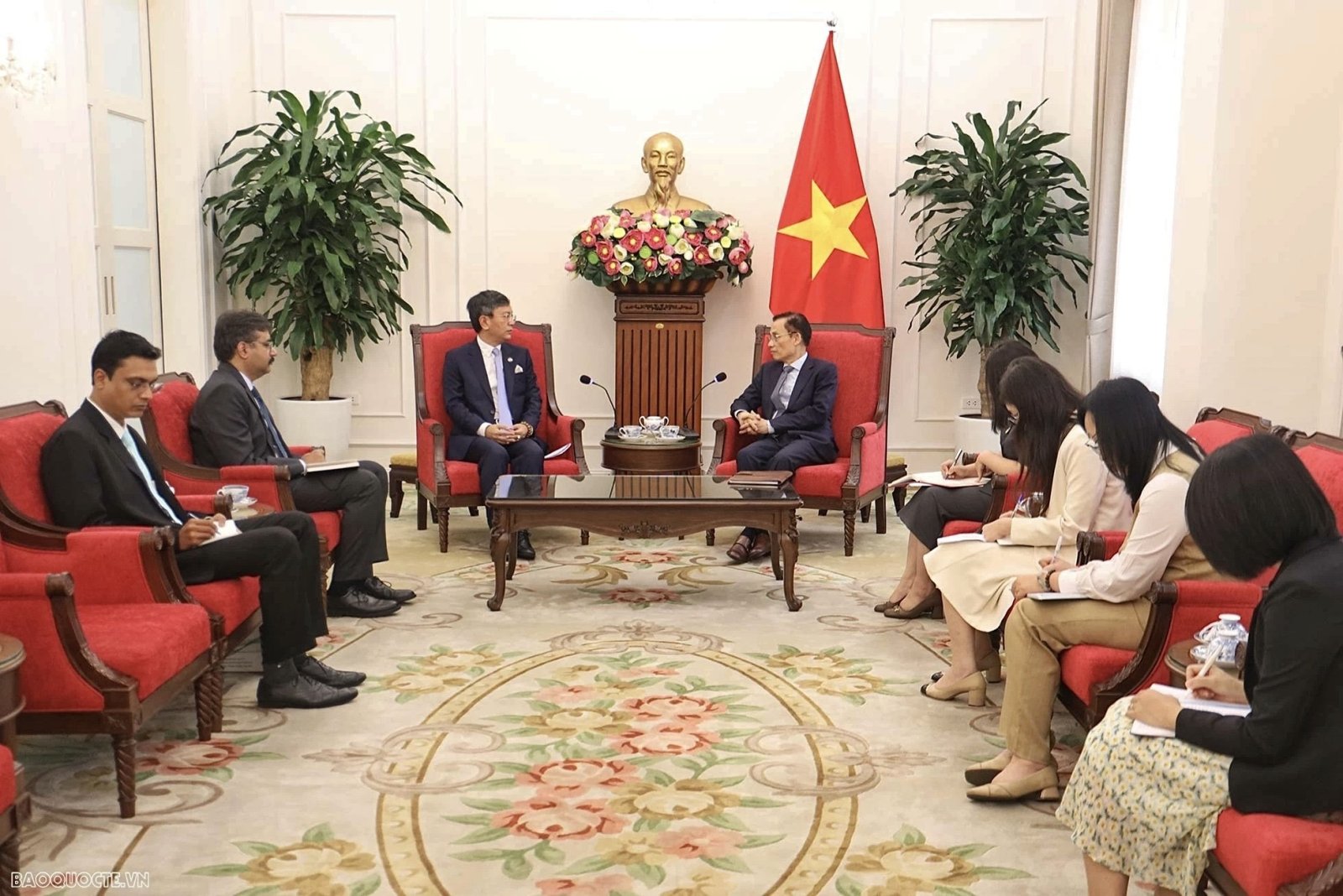 Ambassador met H. E. Mr. Le Hoai Trung, Politburo Member & Foreign Minister of Vietnam on 15 July 2026