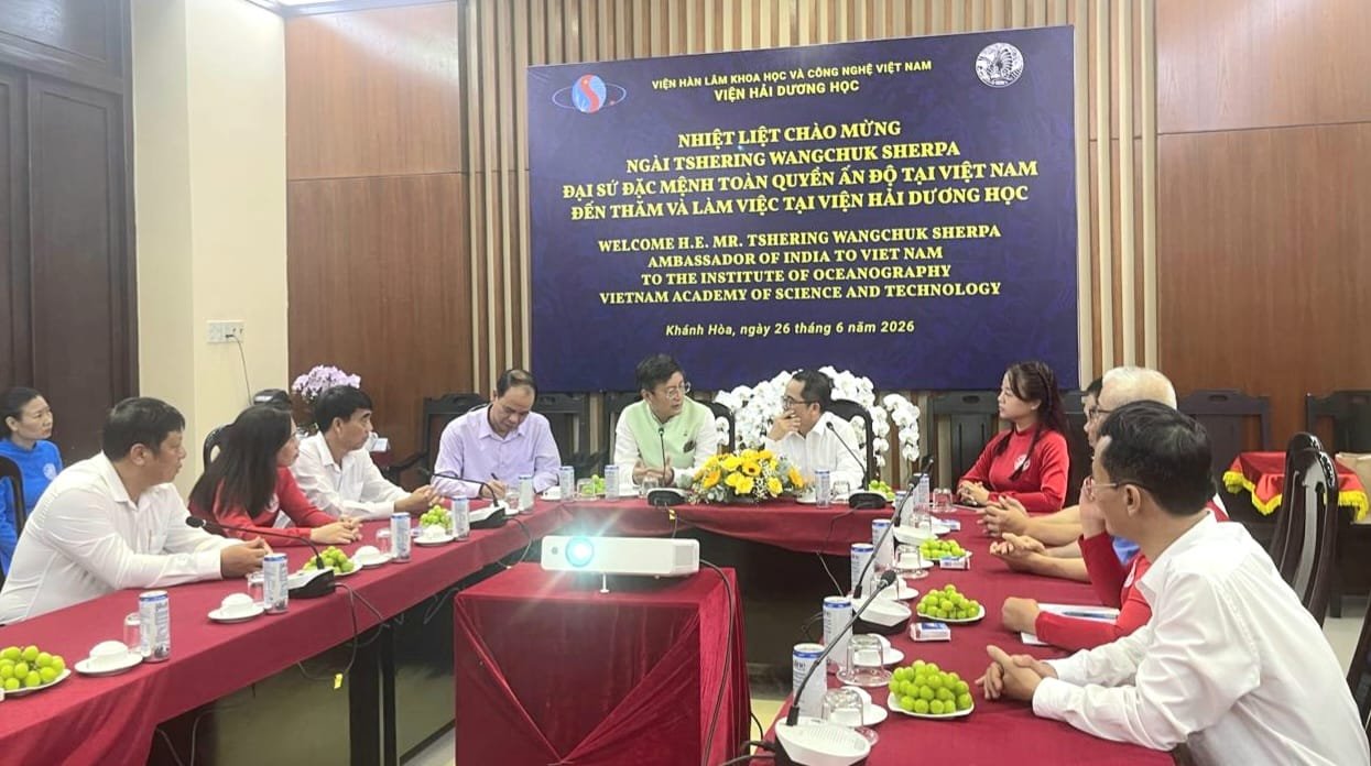 Ambassador visited the Institute of Oceanography at Nha Trang on 26 June 2026