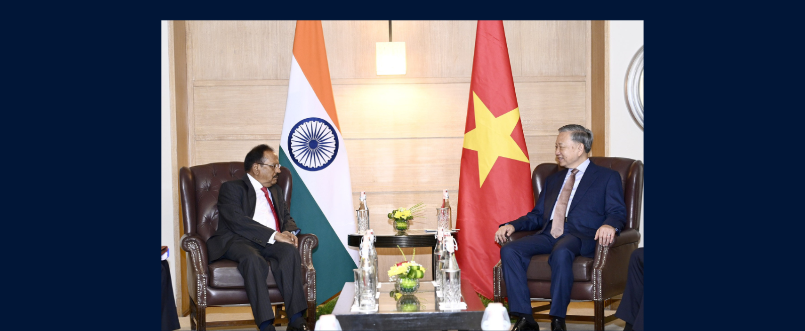 National Security Advisor, Shri Ajit Doval called on H.E. Mr. To Lam General Secretary of the Communist Party of Vietnam, President of Vietnam in New Delhi​