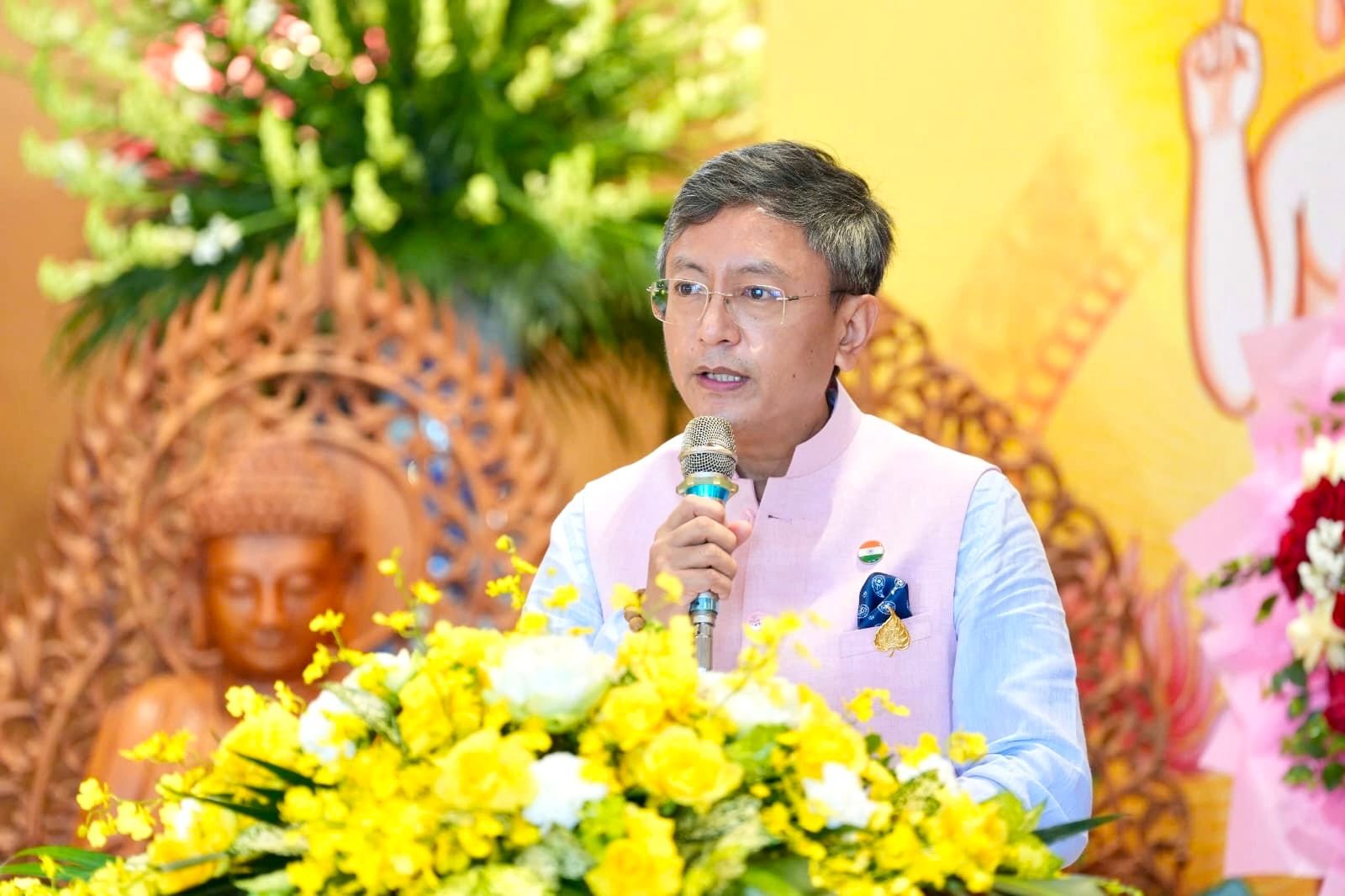 Vesak Day celebration at the Yen Phu Pagoda on 21 May 2026