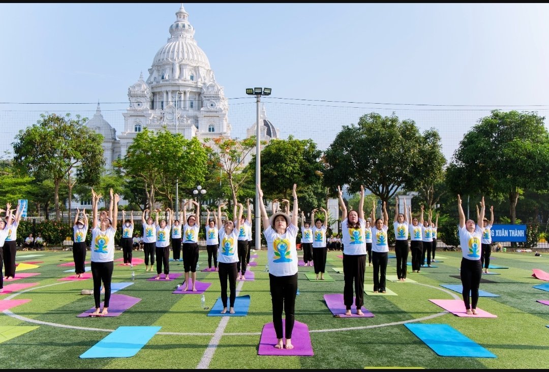 Run-up event to the 12th International Day of Yoga in Ninh Binh