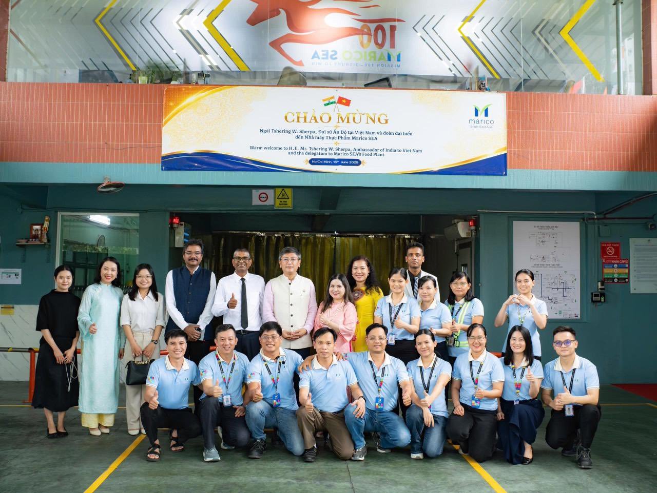 Ambassador visited MARICO Plant in Ho Chi Minh City on 16 June 2026