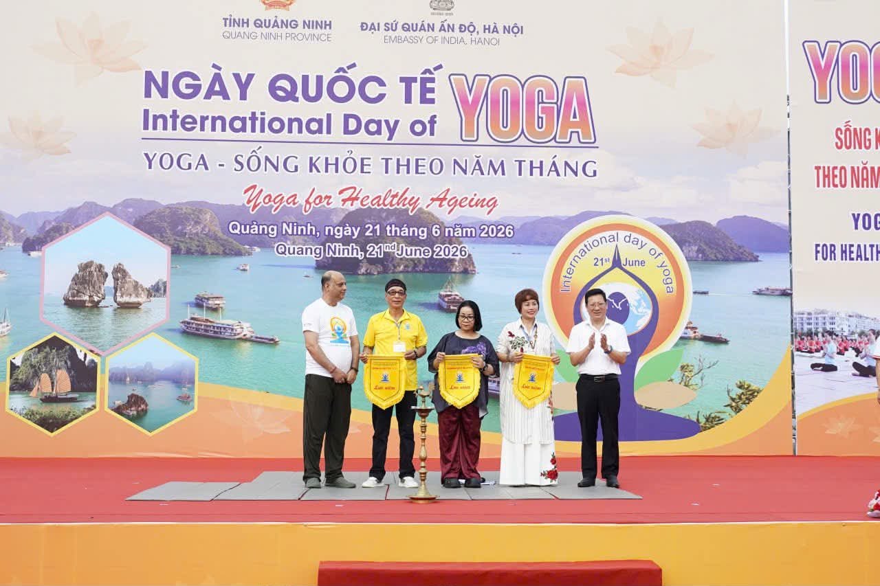 Celebration of International Day of Yoga in Quang Ninh Province on 21 June 2026