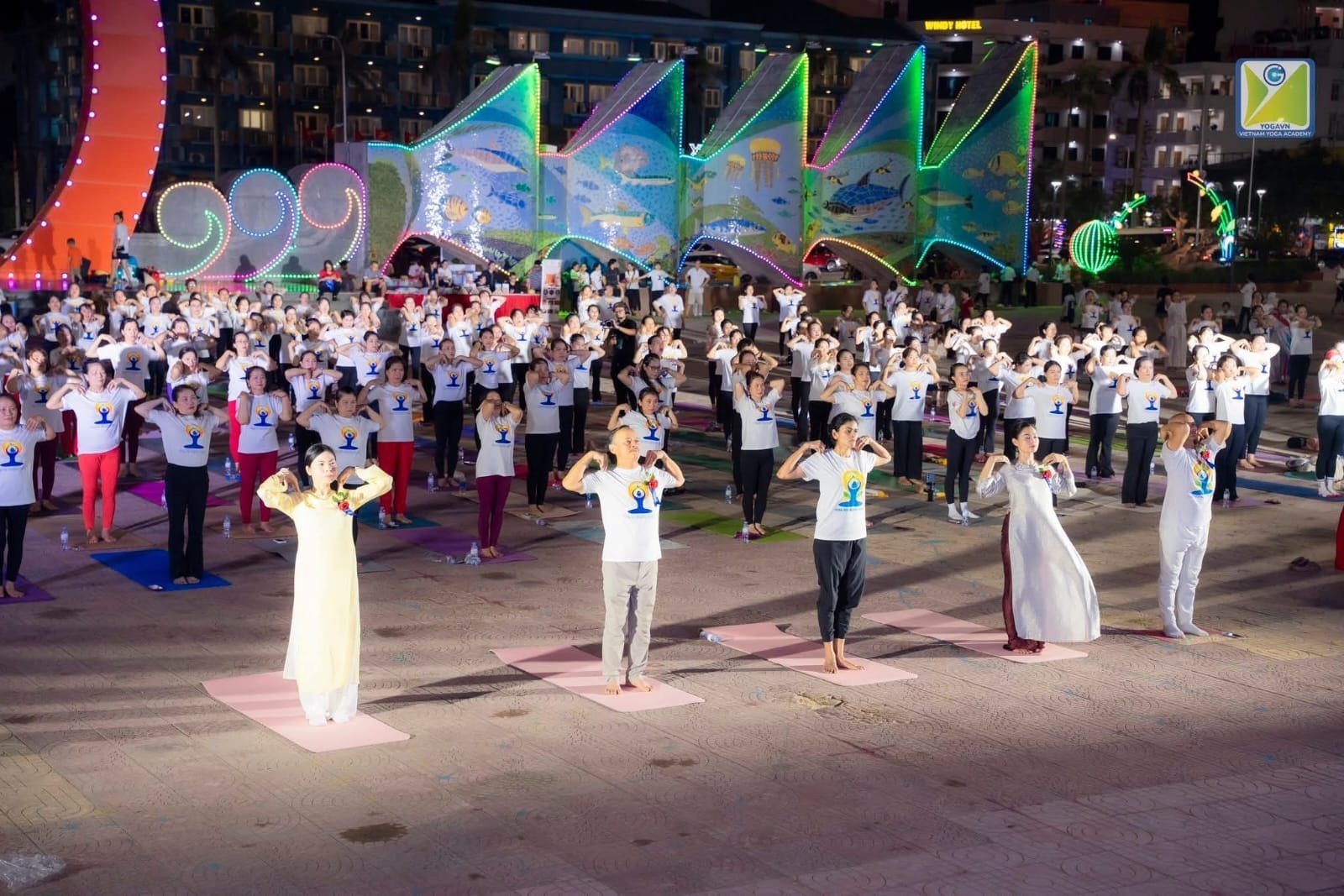 Celebration of 12th International Day of Yoga in Nghe An Province