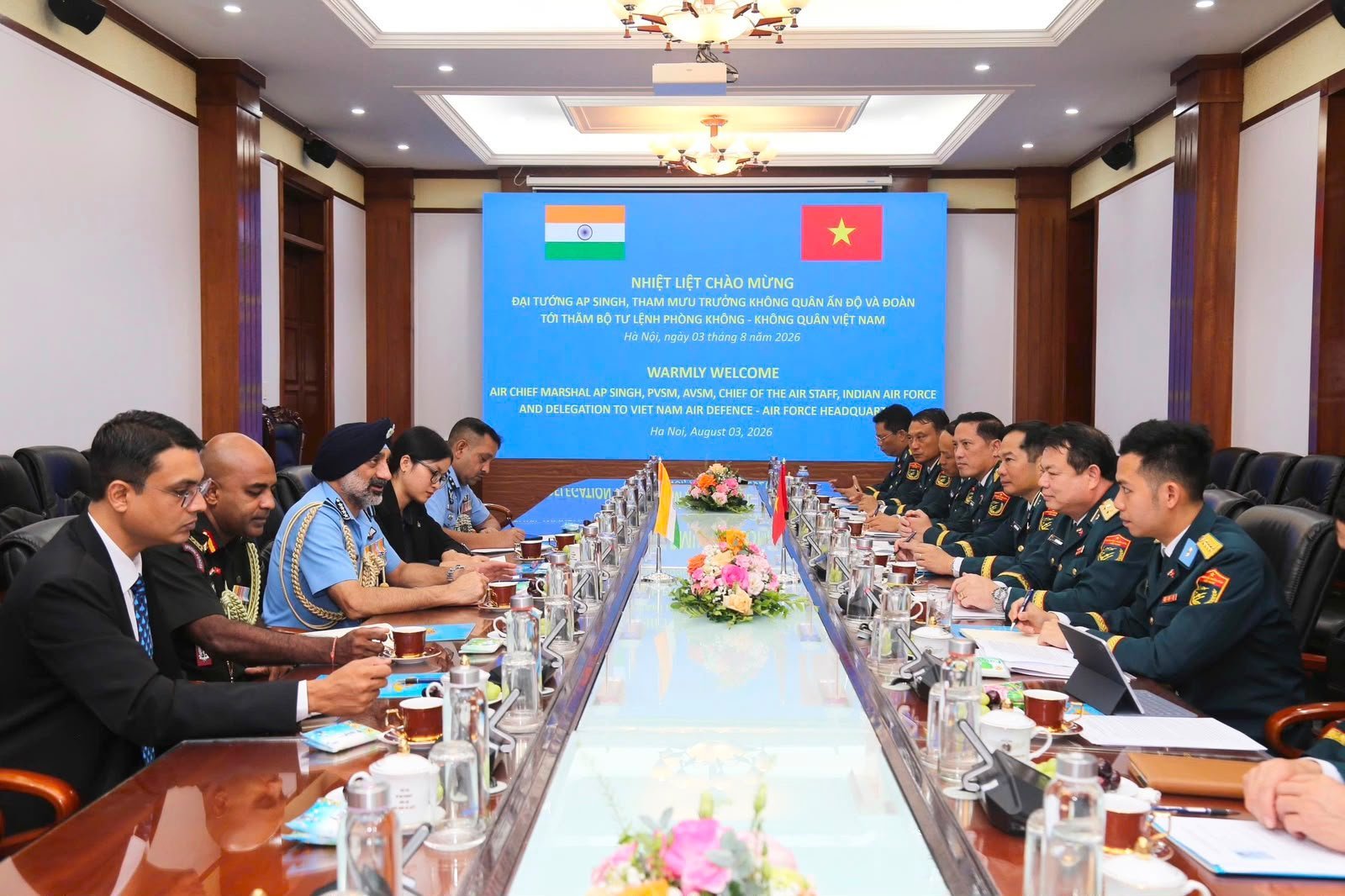 Visit of  Air Chief Marshal AP Singh, PVSM, AVSM, Chief of the Air Staff to Vietnam