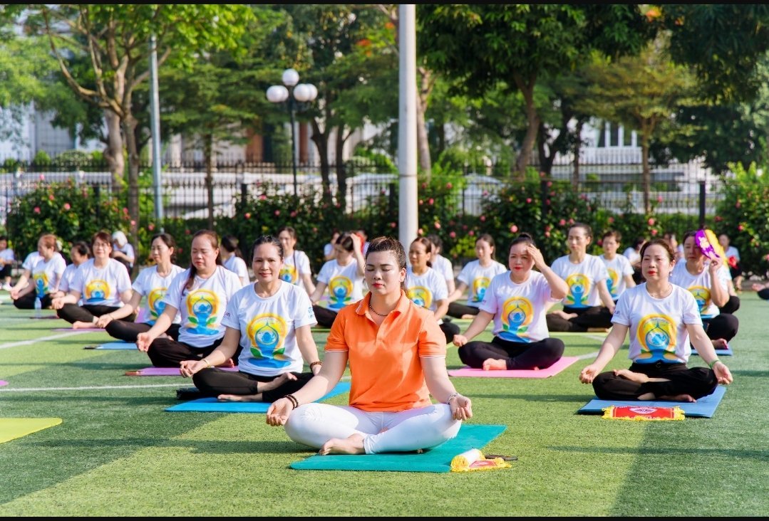 Run-up event to the 12th International Day of Yoga in Ninh Binh