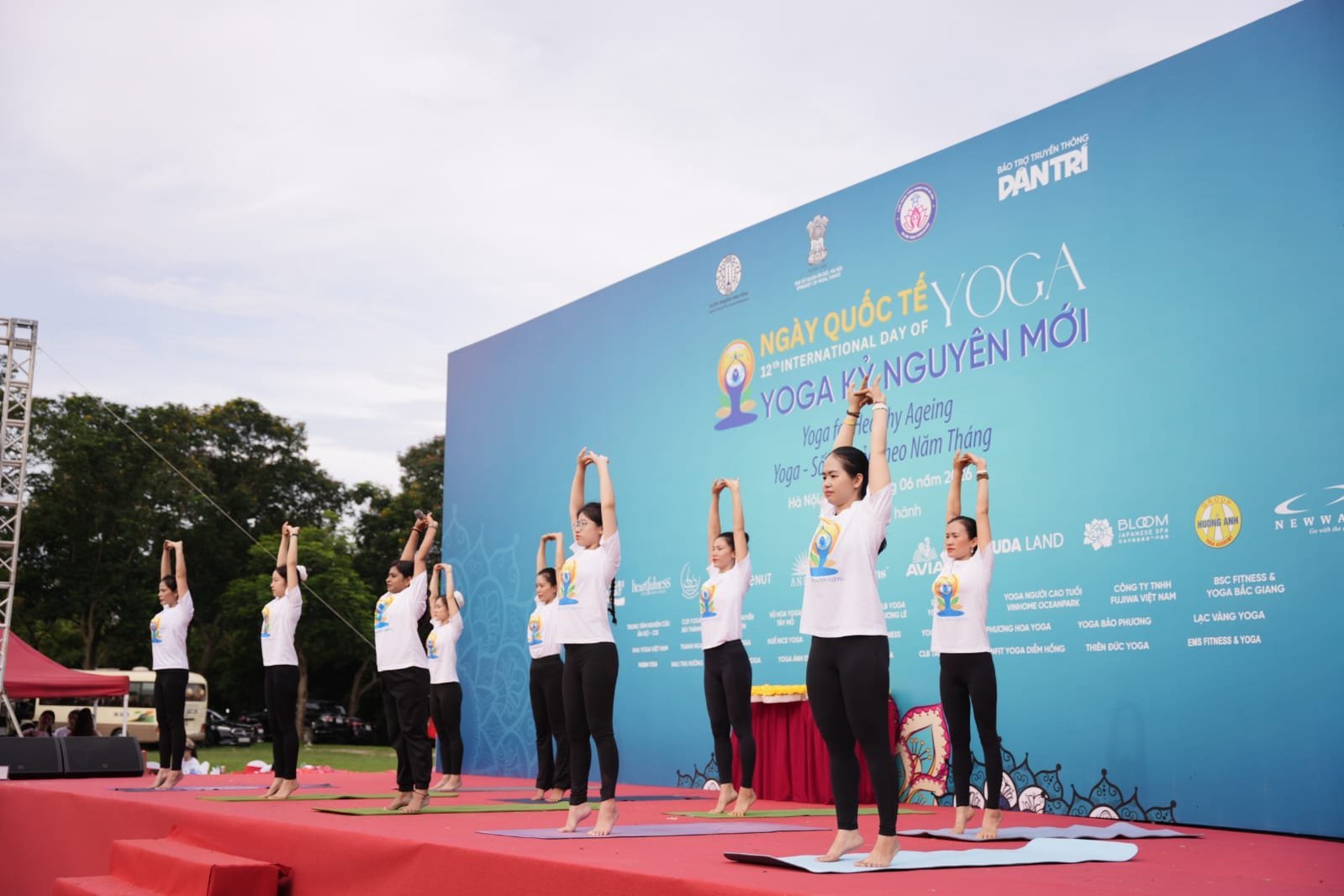 Yoga session in the run-up to the 12th International Day of Yoga on 14 June 2026