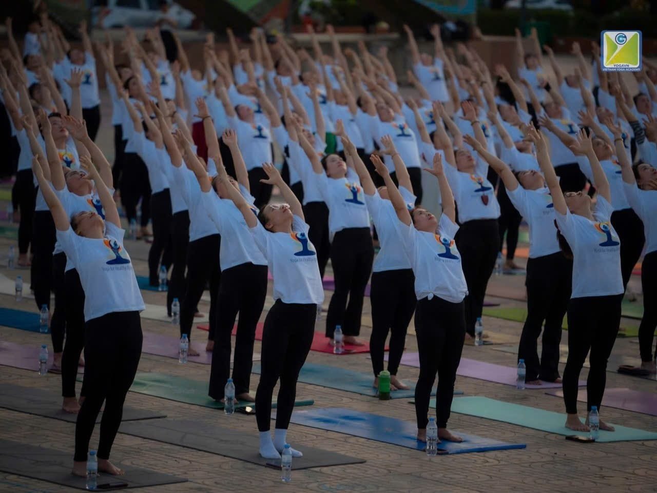 Celebration of 12th International Day of Yoga in Nghe An Province