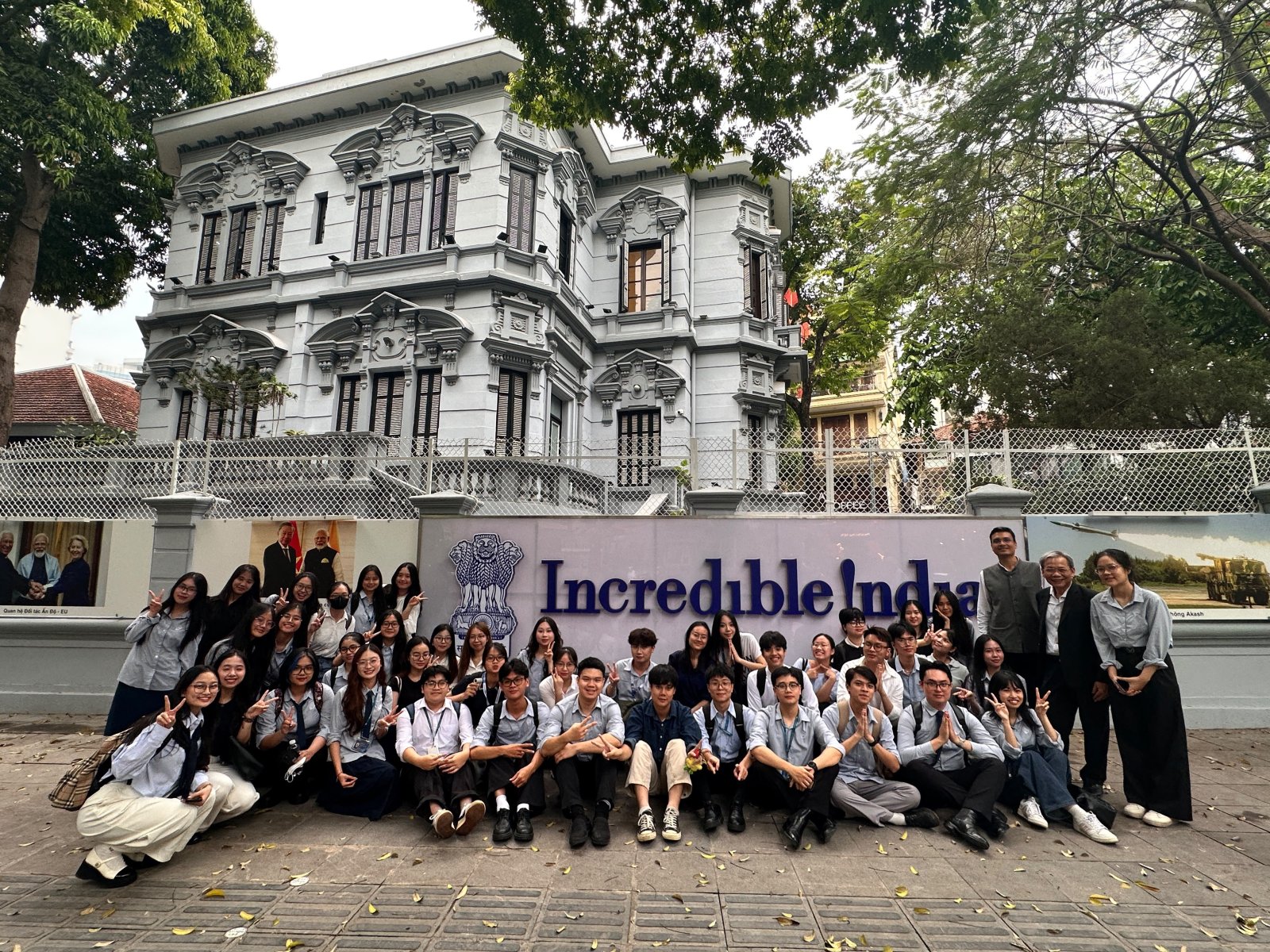 Interaction with students from Diplomatic Academy of Vietnam at Embassy