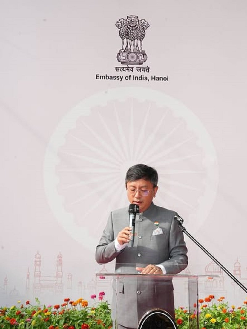 Celebration of 80th Independence Day of India in Embassy of India, Hanoi