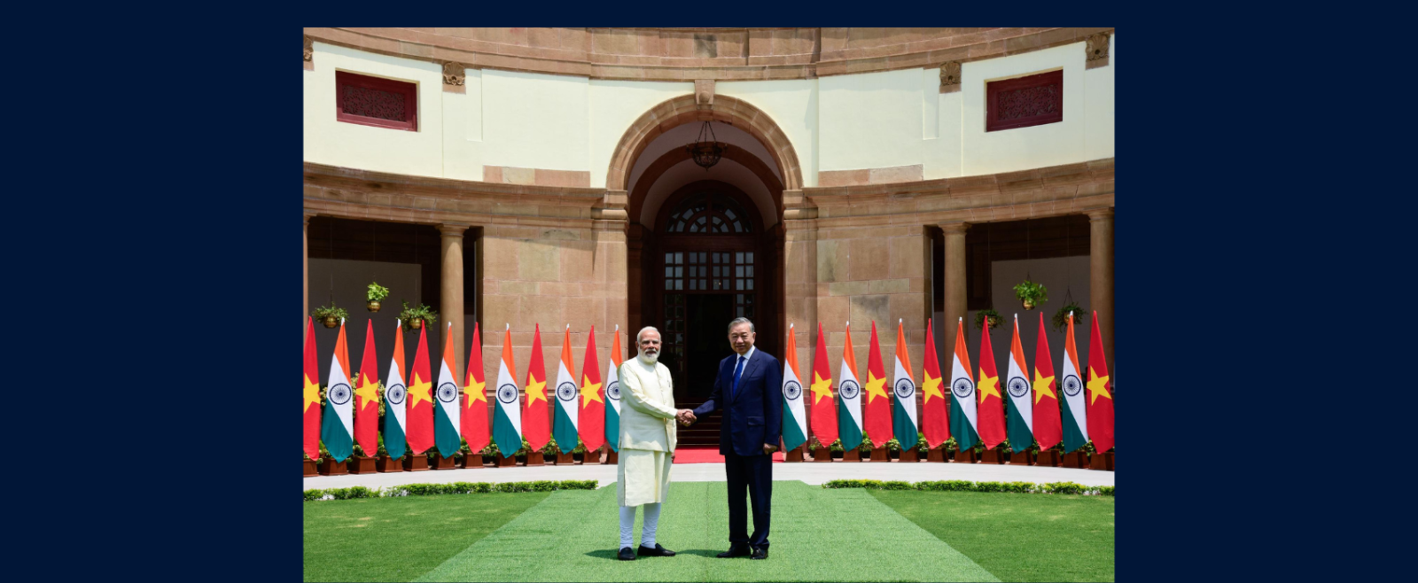 Prime Minister Shri Narendra Modi and General Secretary of the Communist Party of Vietnam, President of Vietnam, Mr. To Lam held productive and wide-ranging talks in New Delhi