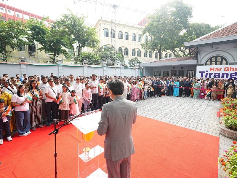 Celebration of 80th Independence Day of India in Embassy of India, Hanoi