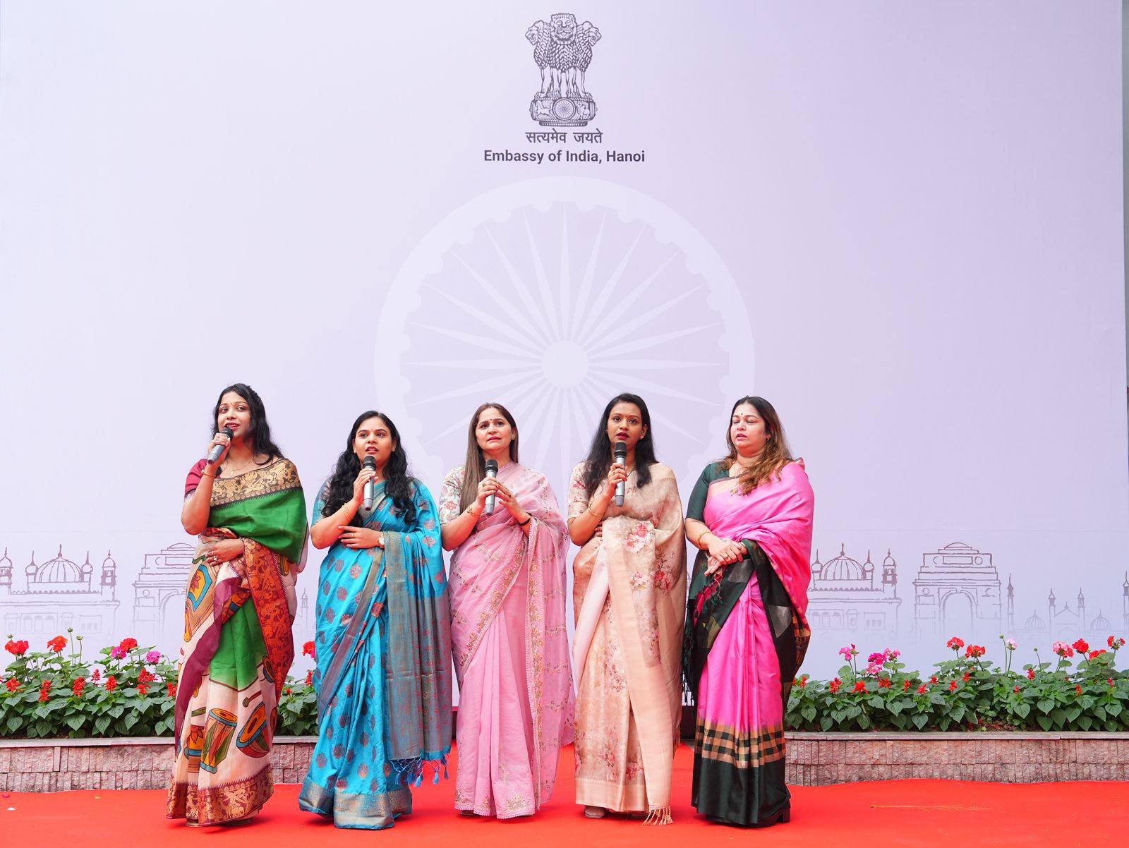 Celebration of 77th Republic of India in Embassy of India, Hanoi