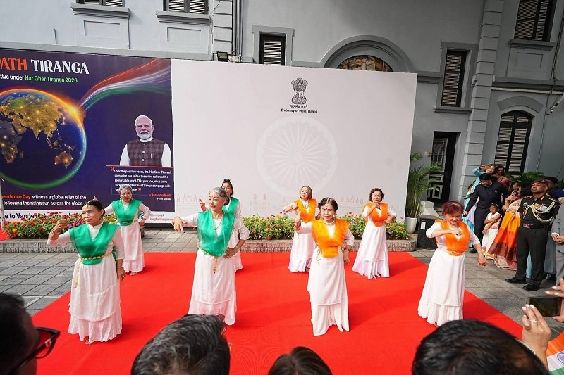Celebration of 80th Independence Day of India in Embassy of India, Hanoi