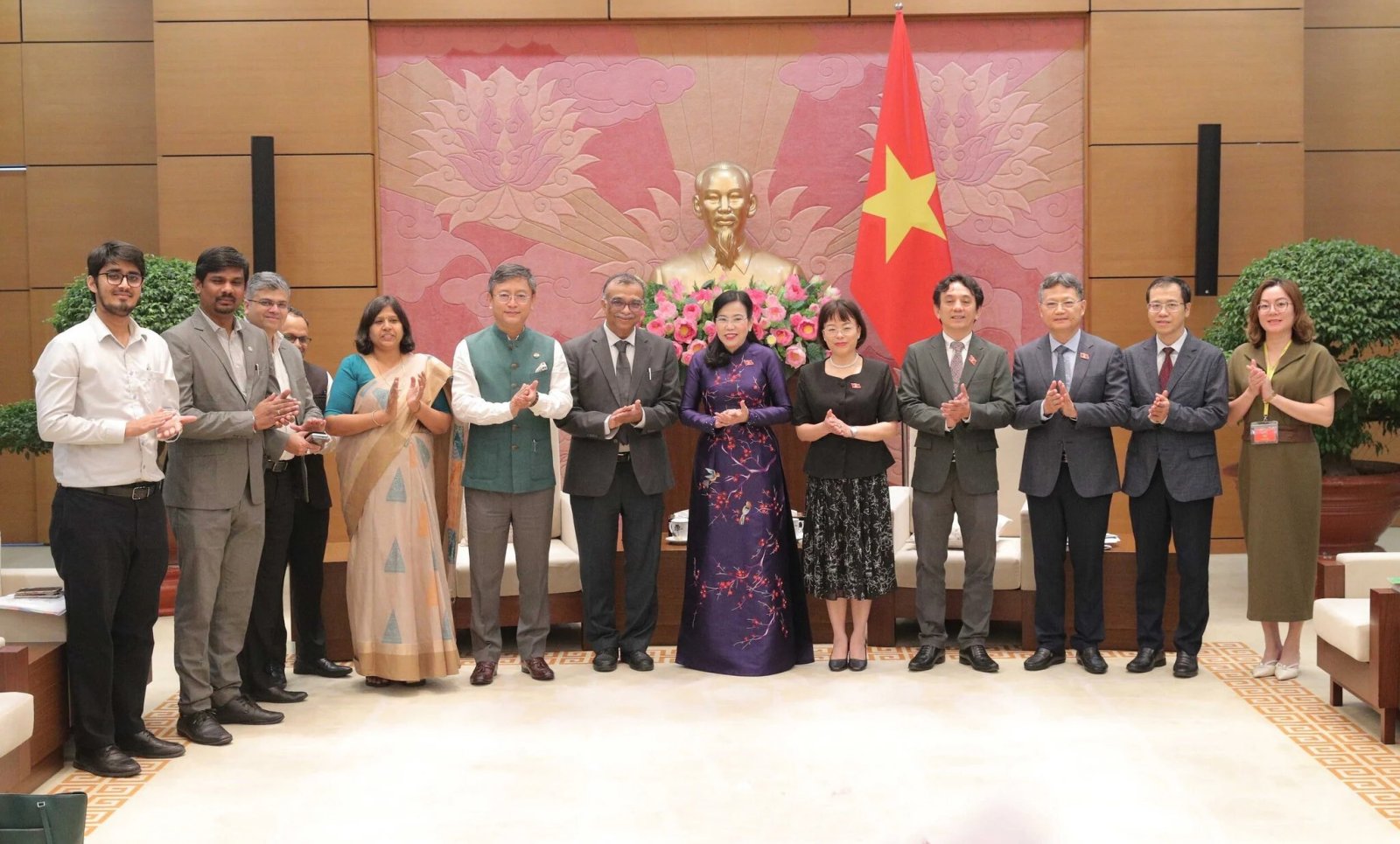 Prof. Umesh Waghmare, Secretary (DST) called on H.E. Ms. Nguyen Thanh Hai, Chairwoman of the Committee for Science, Technology & Environment, National Assembly of Viet Nam