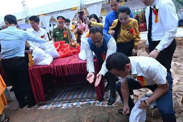 Groundbreaking ceremony of Tan Bao Pagoda in Lao Cai Province on 26 July 2026