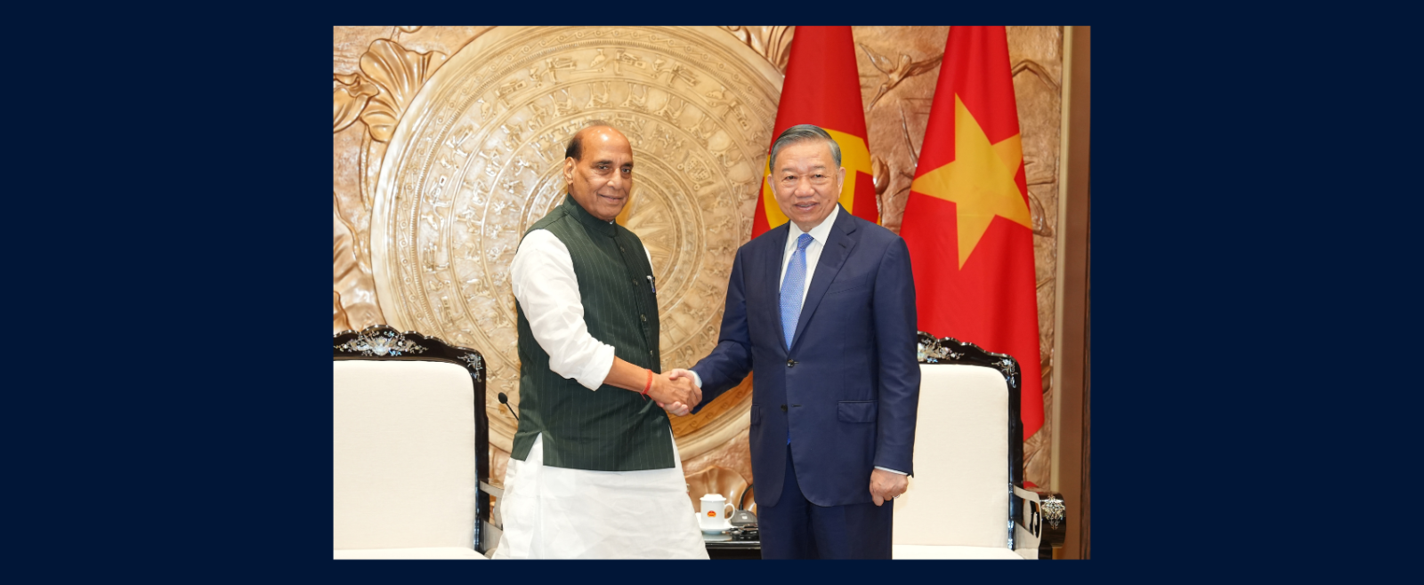 Raksha Mantri, Shri Rajnath Singh called on H.E. Mr. To Lam, General Secretary of the Communist Party of Vietnam and President of Vietnam in Hanoi on 19 May 2026