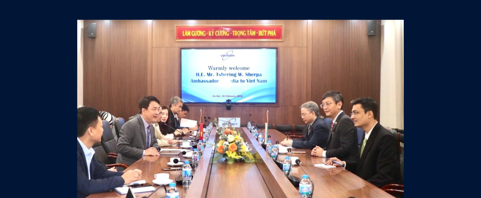 Ambassador met Dr. Tran Chi Thanh, President of Viet Nam Atomic Energy Institute (VINATOM) on 26 February 2026