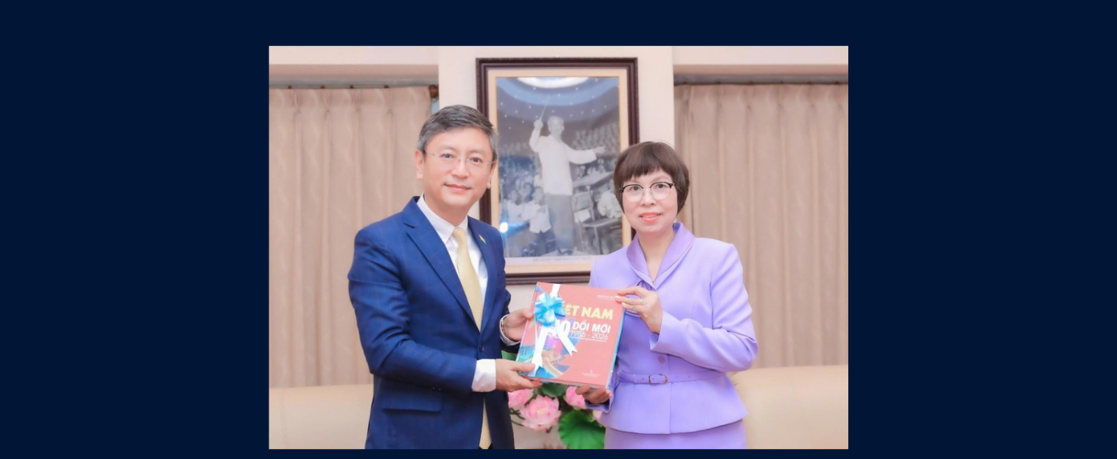 Ambassador Tshering W. Sherpa met Mme. Vu Viet Trang, General Director of Vietnam News Agency on 10 March 2026