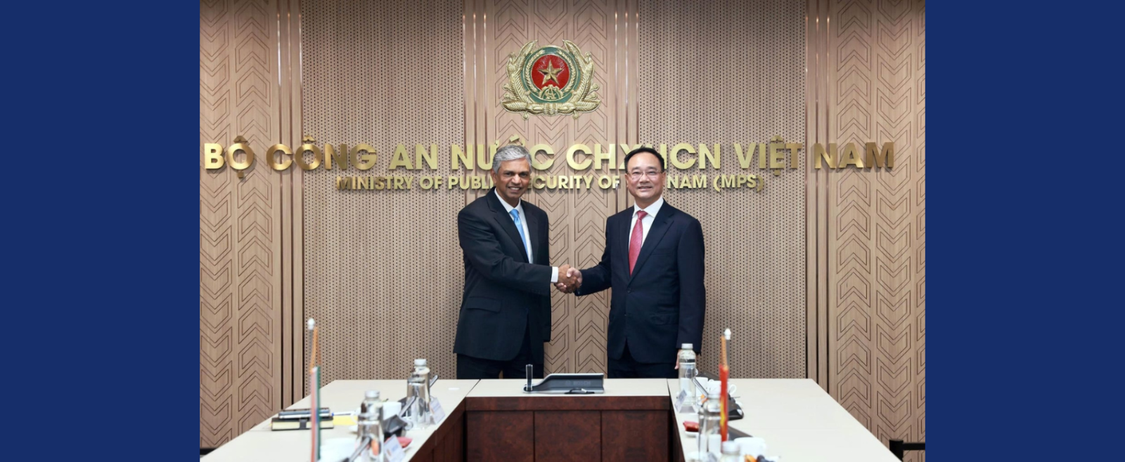 Secretary (East) Shri P. Kumaran met H. E. Sr. Lt. Gen. Pham The Tung, Deputy Minister of Public Security on 29 January 2026 in Hanoi