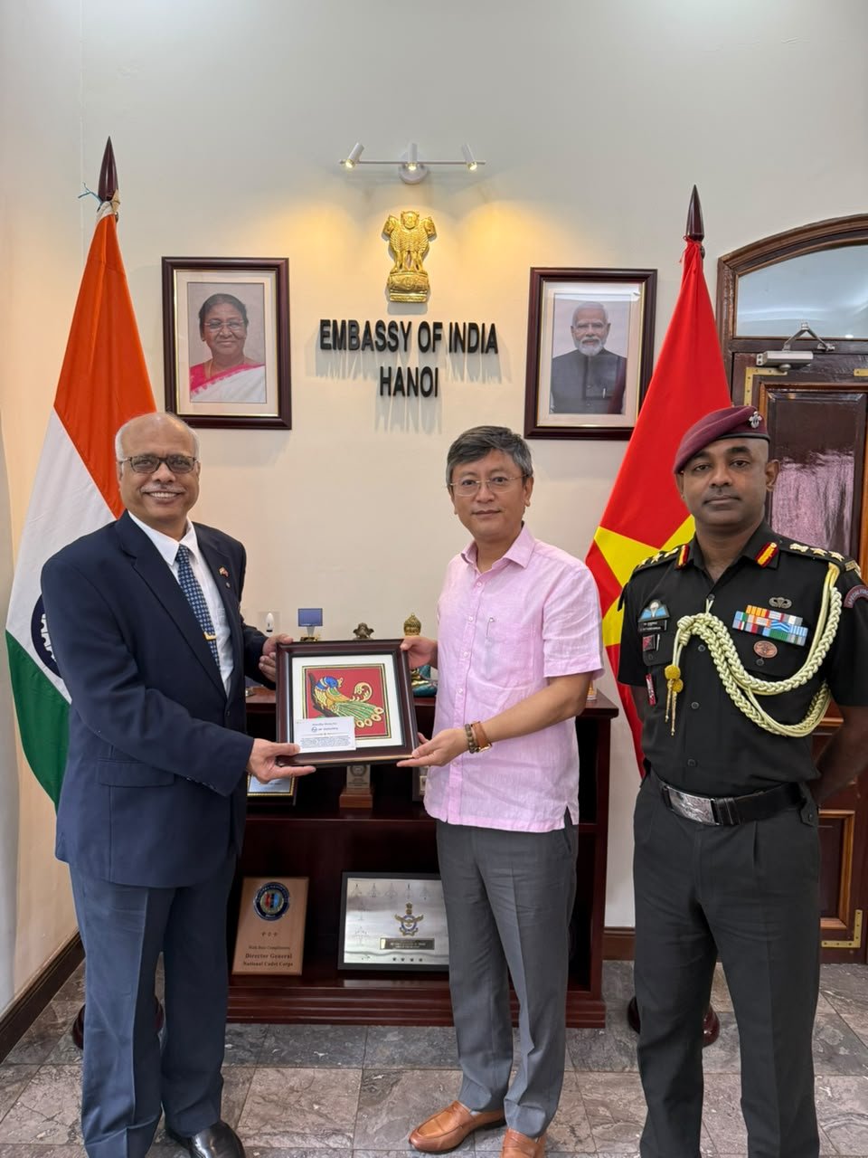 Ambassador’s meeting with Rear Admiral G K Harish (Retd), Vice President & Head – Shipbuilding Business, M/s Larsen & Toubro (L&T)