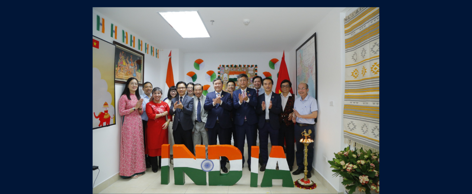 India Corner was inaugurated at the Institute for South Asian, West Asian and African Studies (ISAWAAS) by Ambassador and Prof. Dr. Le Van Loi, President of the Vietnam Academy of Social Sciences on 08 April 2026.