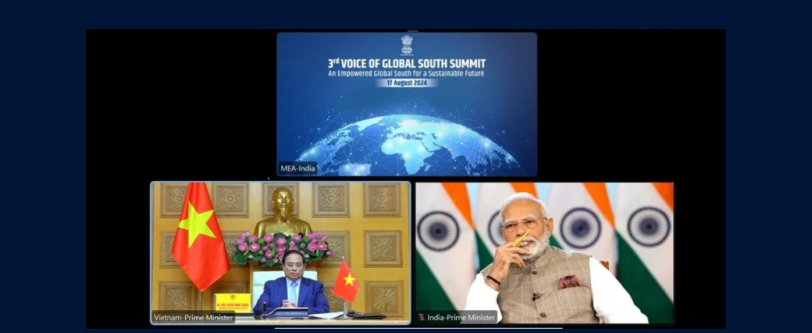 3rd Voice of Global South Summit held in virtual format on 17 August 2024