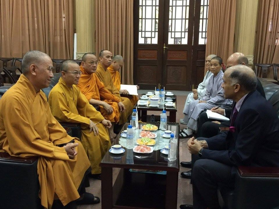 Ambassador P. Harish visited the Vietnam Buddhist University (VBU) in Ho Chi Minh City 