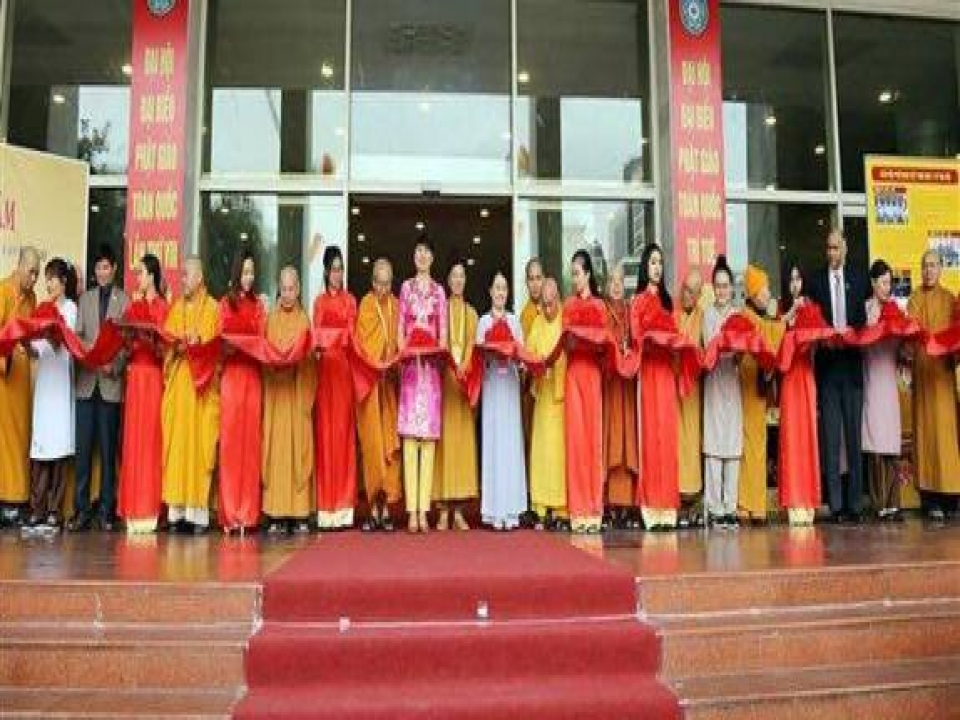 Exhibition on achievements of Vietnam Buddhist Sangha