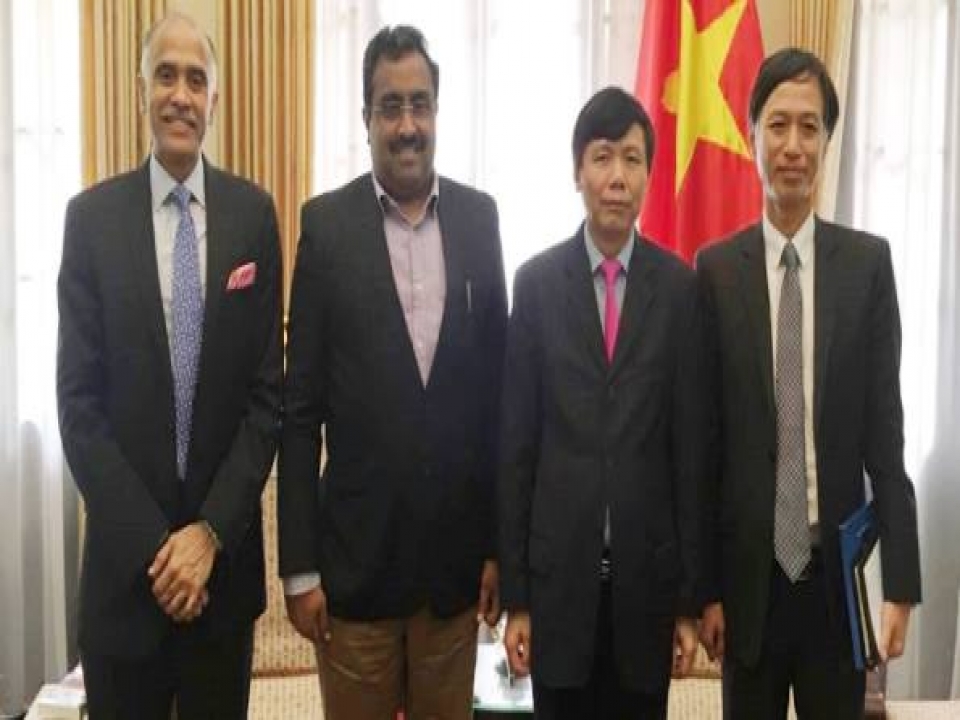 Mr. Ram Madhav in Vietnam - Meeting with VM Foreign Affairs