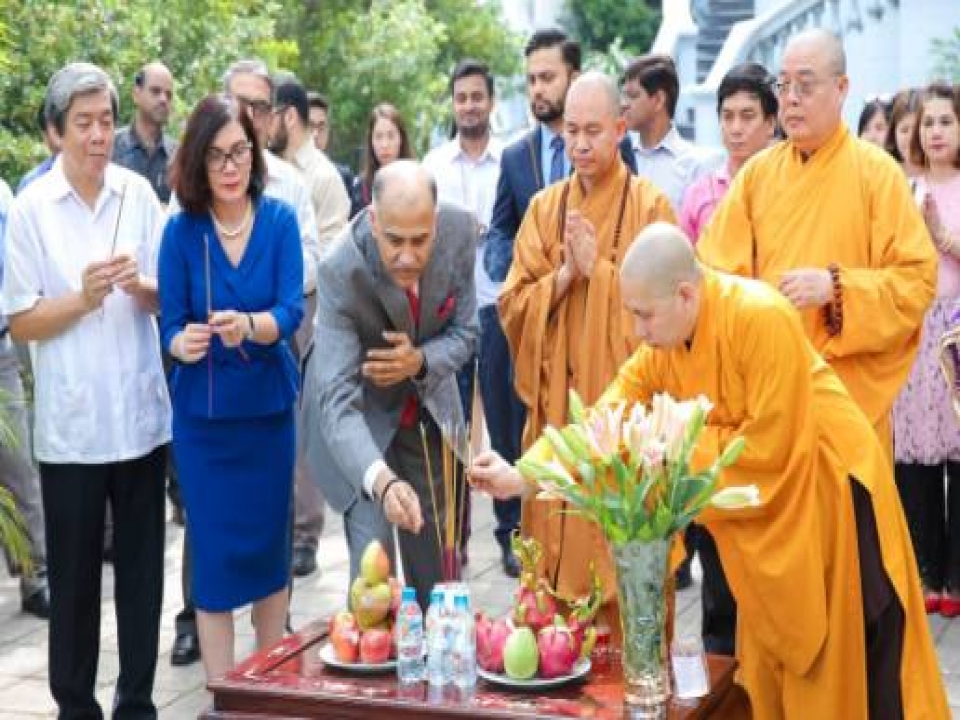 Vesak 2018 "Buddha's Birthday" celebration in Embassy