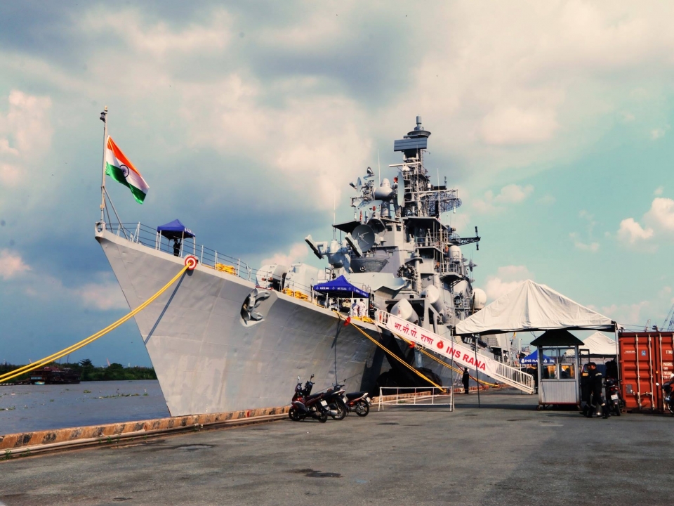 Visit of INS Rana