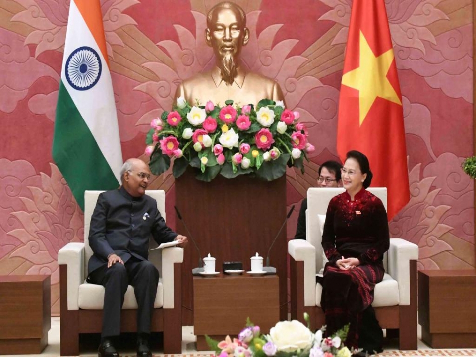 Meeting with Chairperson of the National Assembly of Vietnam