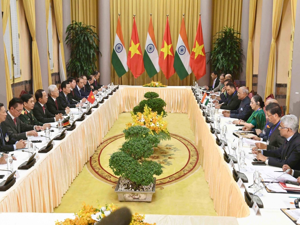 Bilateral talks between two delegations